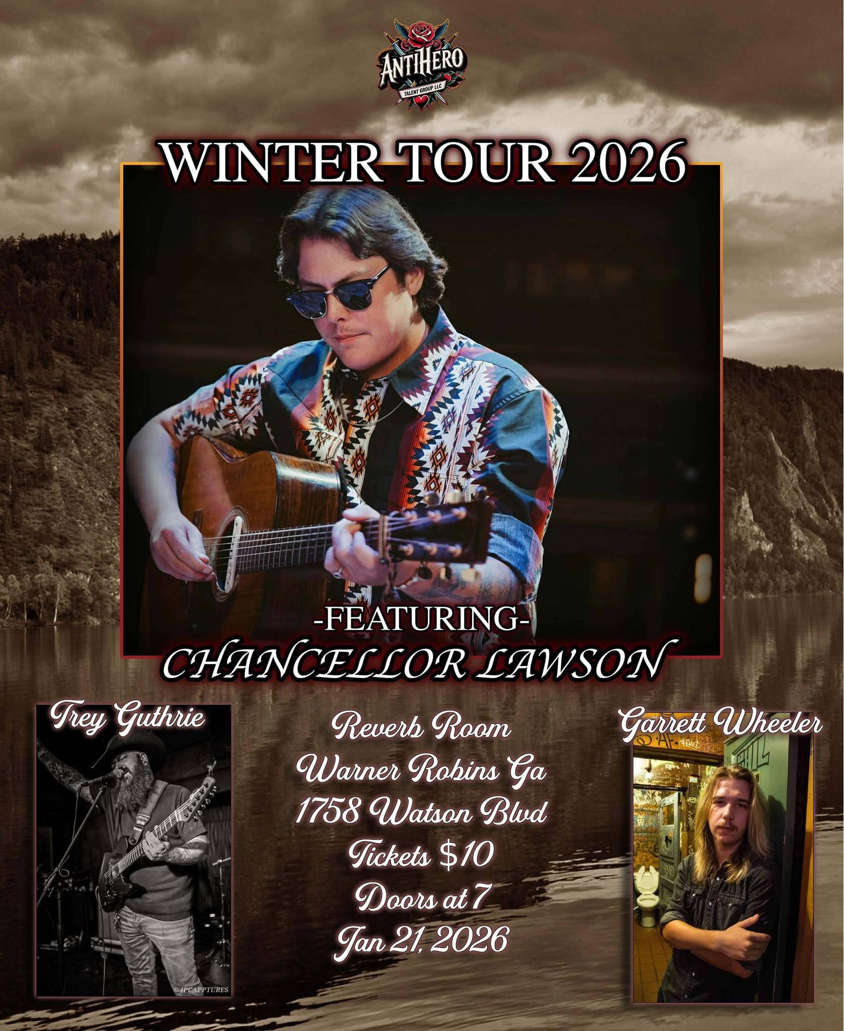 WINTER TOUR 2026 Featuring Chancellor Lawson event flyer
