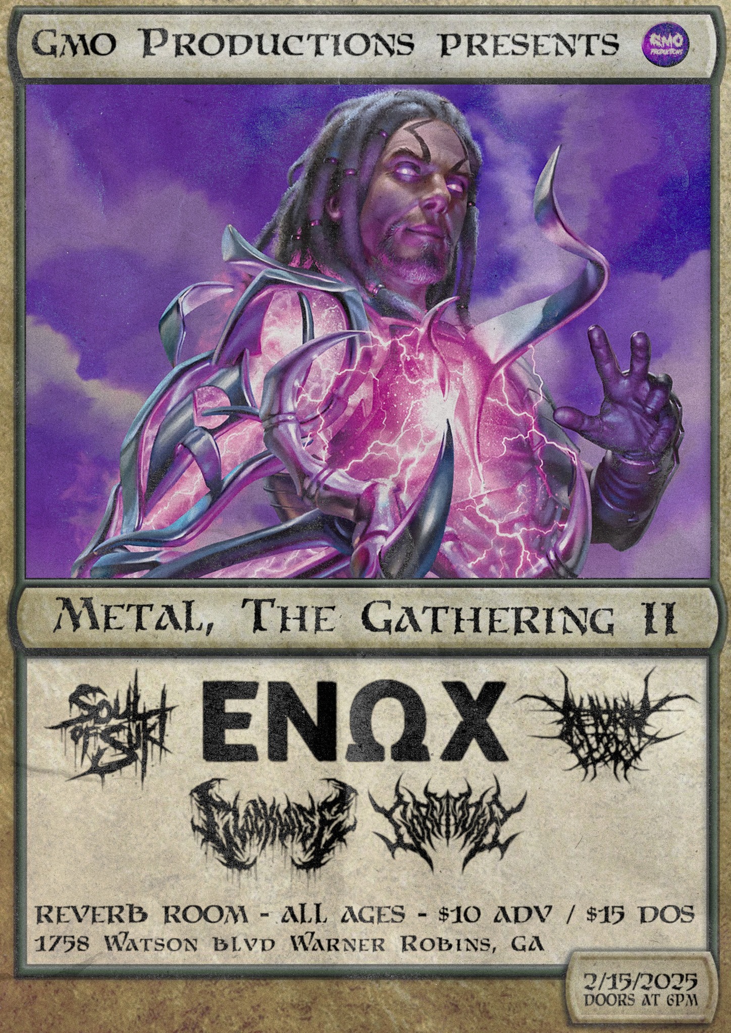 METAL: THE GATHERING II event flyer