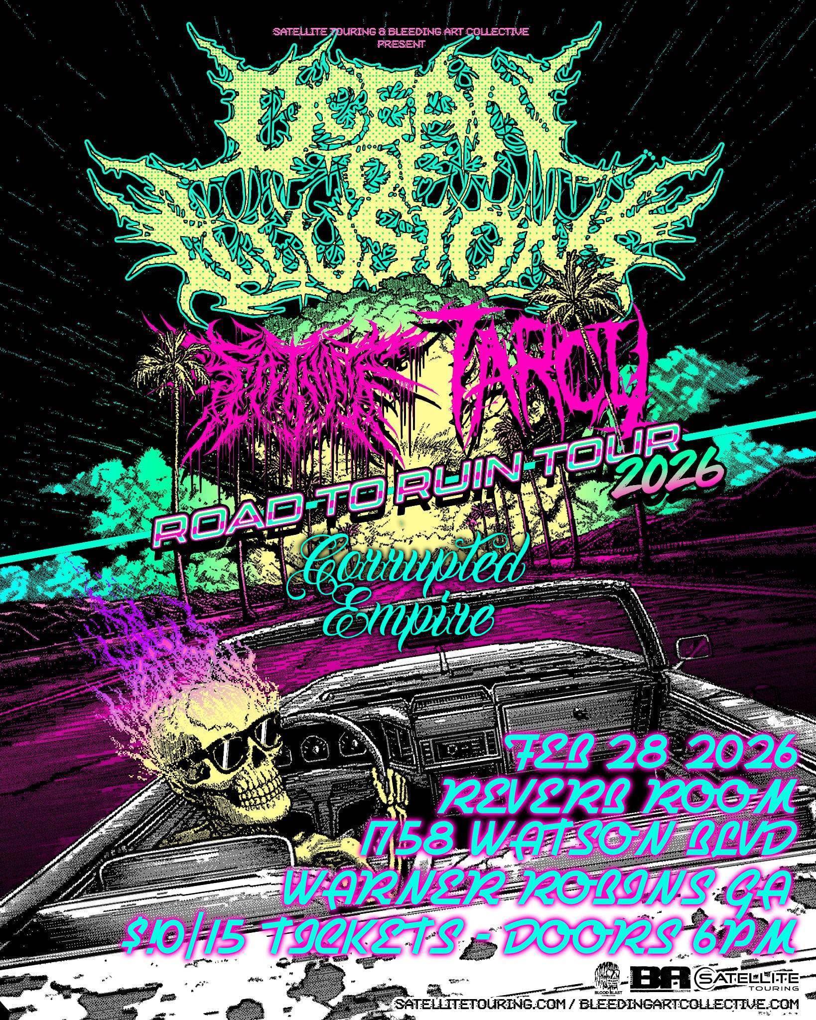 ROAD TO RUIN TOUR 2026 event flyer