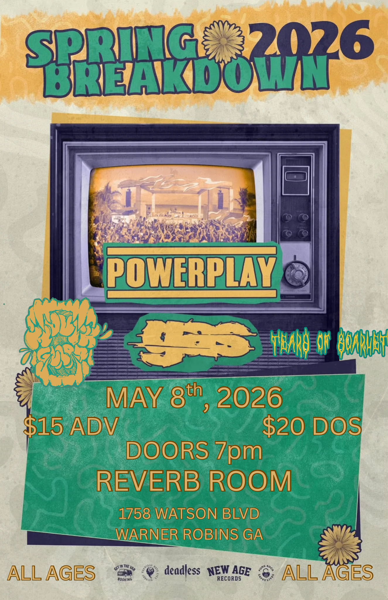 POWERPLAY AND GASFL AND FRIENDS event flyer