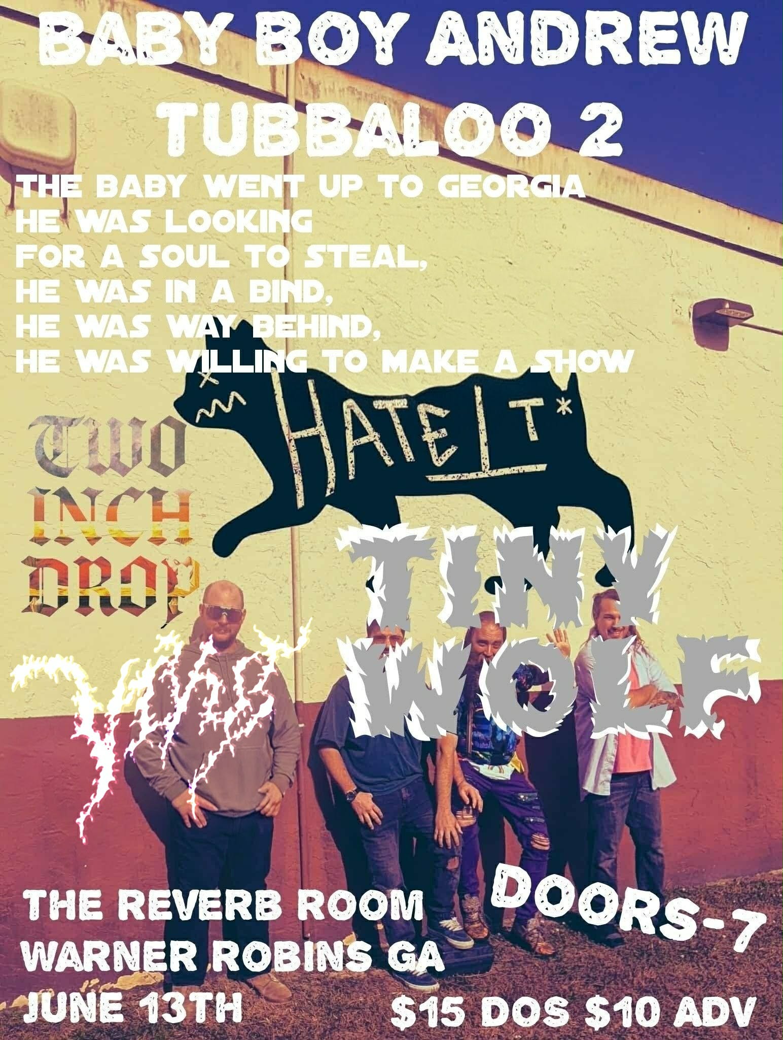 THE BABY BOY ANDREW TUBBALOO 2  event flyer