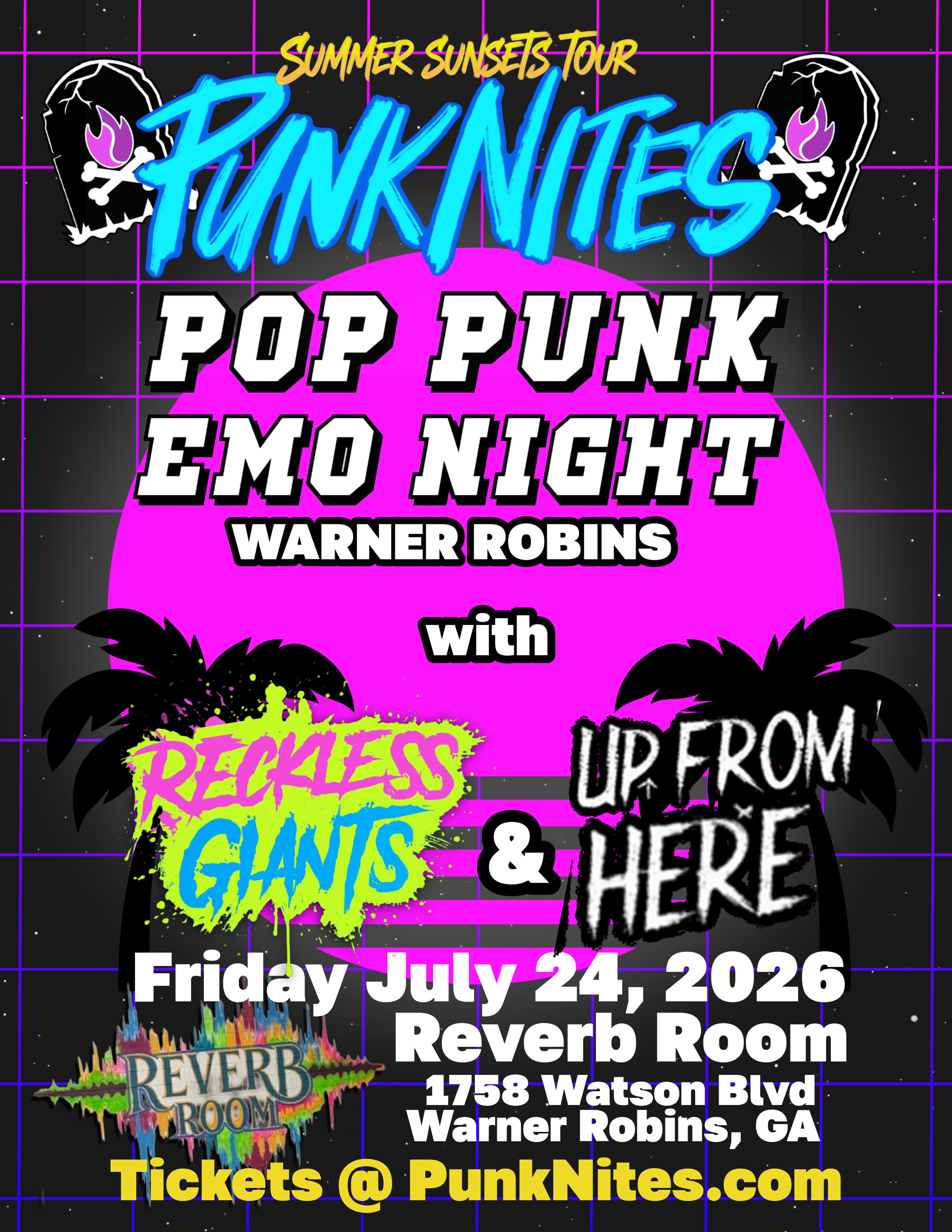 PUNK NITES POP PUNK EMO NIGHT flyer